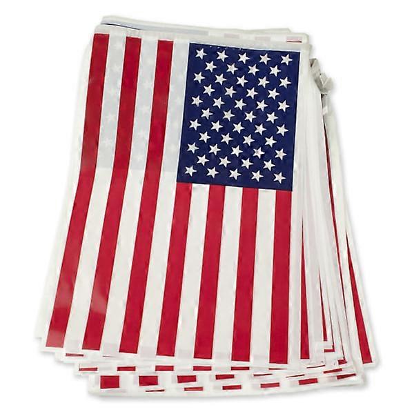 Bristol Novelty USA Flag Banner Size: One Size Red/White/Blue