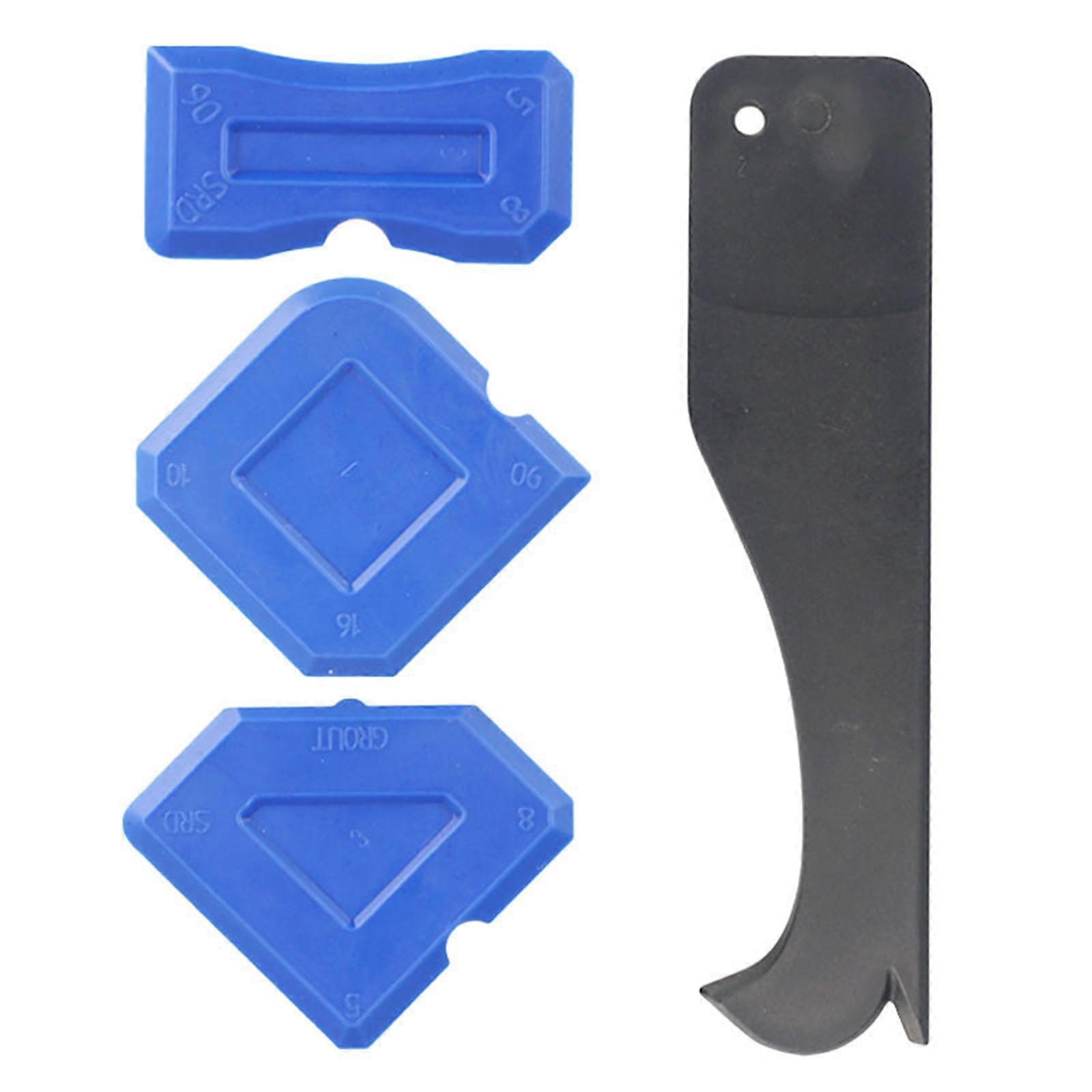 Silicone Spatula Window Cleaning Tool Sealant Smooth Removers Squeegee Caulking Organizers Smooth Grout Kit Silicon Scrapers Multicolor