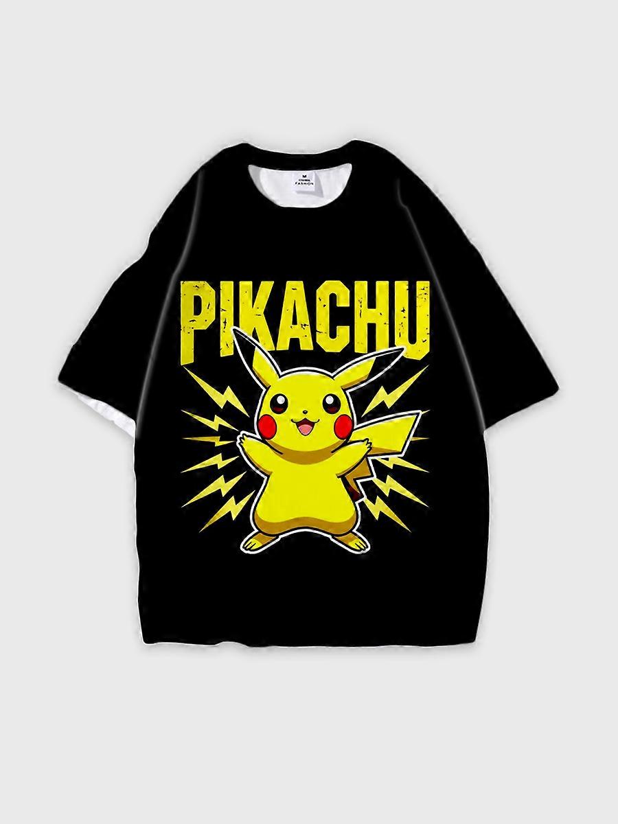 T-shirt round neck Cartoon Pattern loose short sleeve E1378