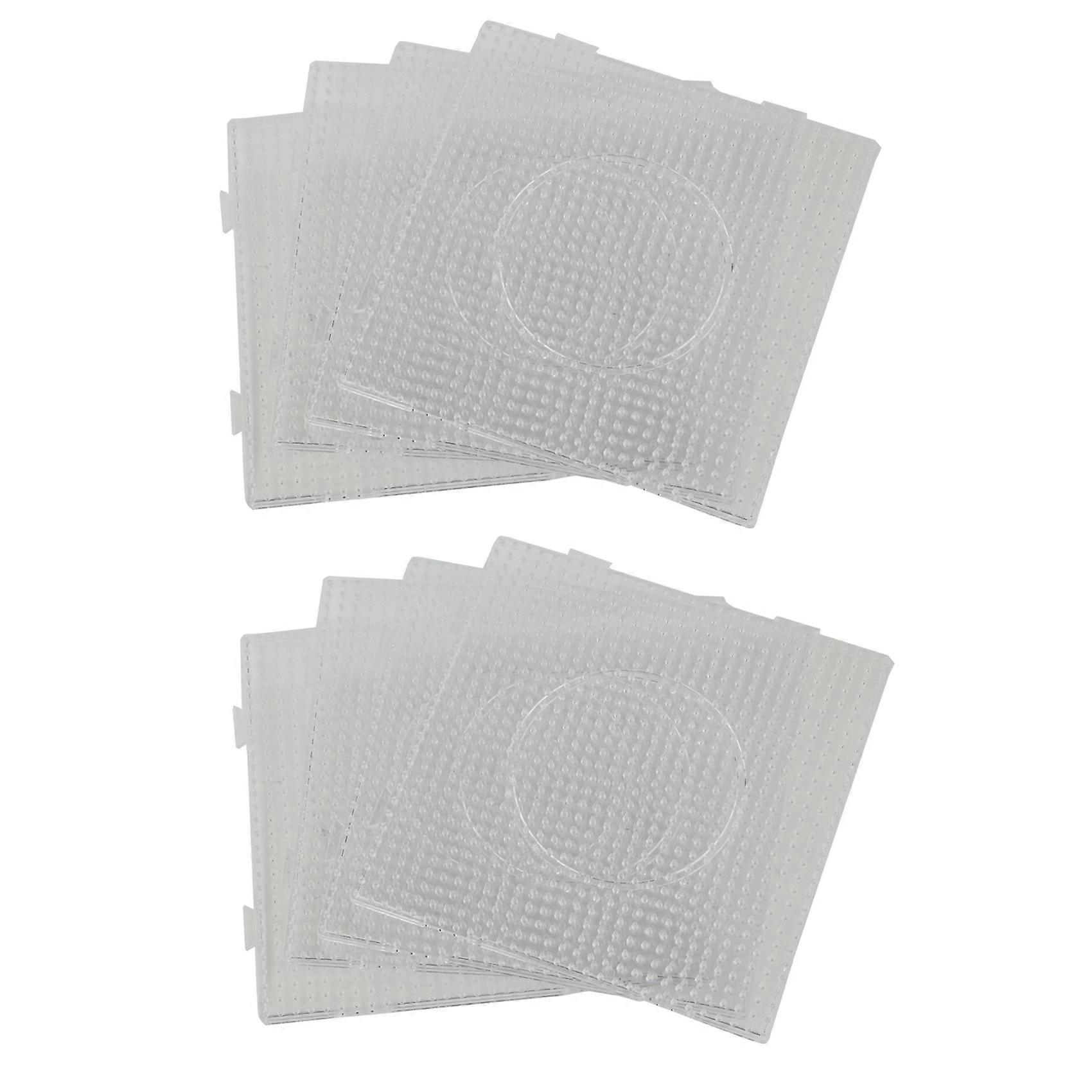8Pcs ABC Clear 145X145mm Square Large Pegboards Board for Fuse Bead