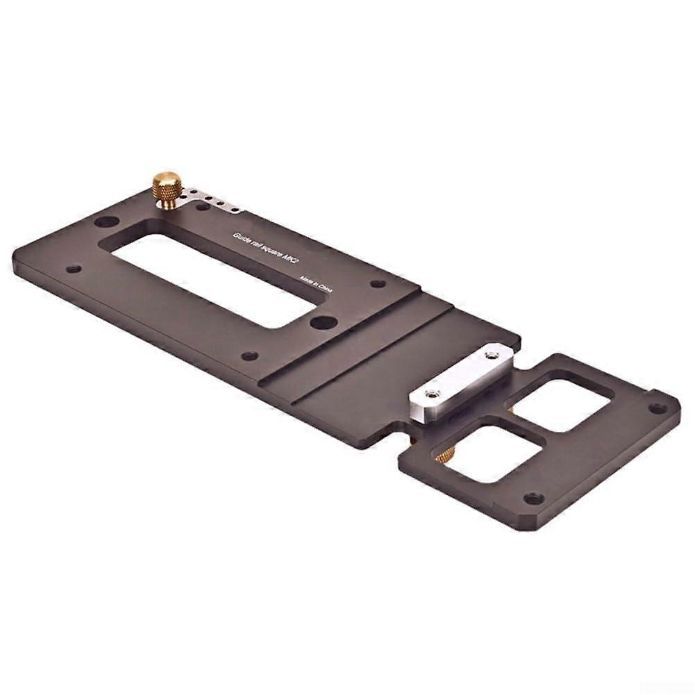 Aluminium Square Guide Rail for 90 Degree Wood Cutting, 1 Meter Length, Precision Alignment Tool for Woodworking