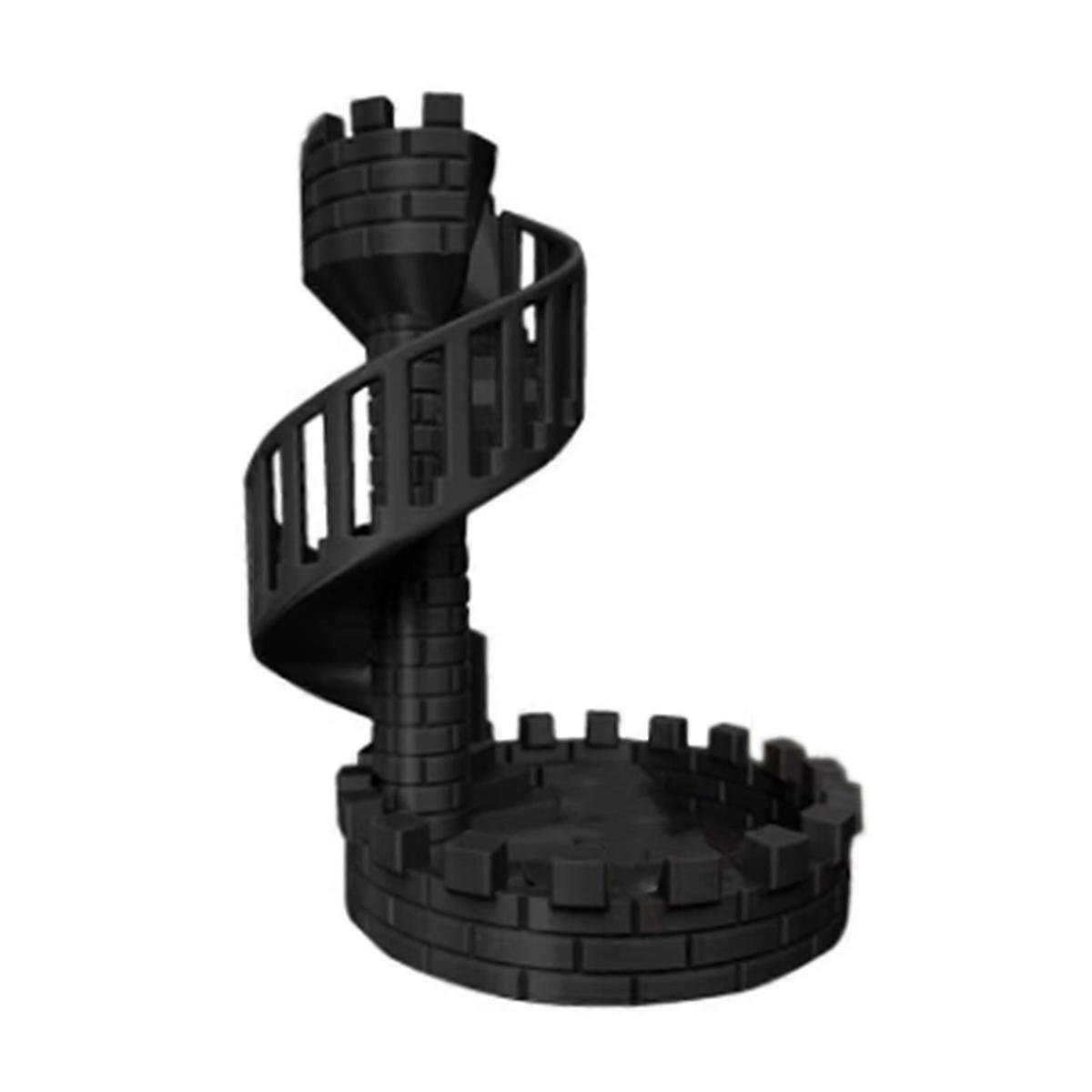 Dice Castle Tower Dice Tower Castle Stairs for Desktop Tower Ornaments Ancient Roman Castle Theme Di