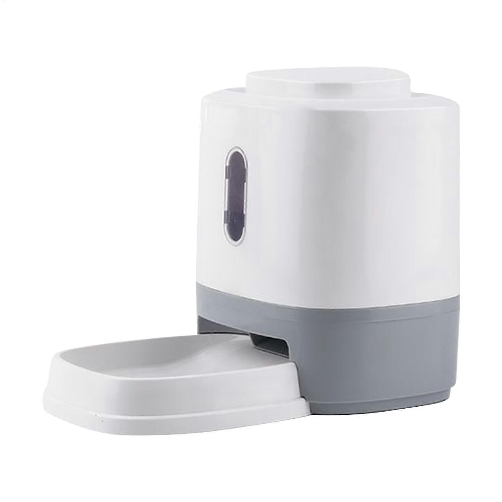 Automatic cat feeder, food and water dispenser, pet feeder, 1.5L capacity, slow feed bowl design, easy to clean, versatile for home use.