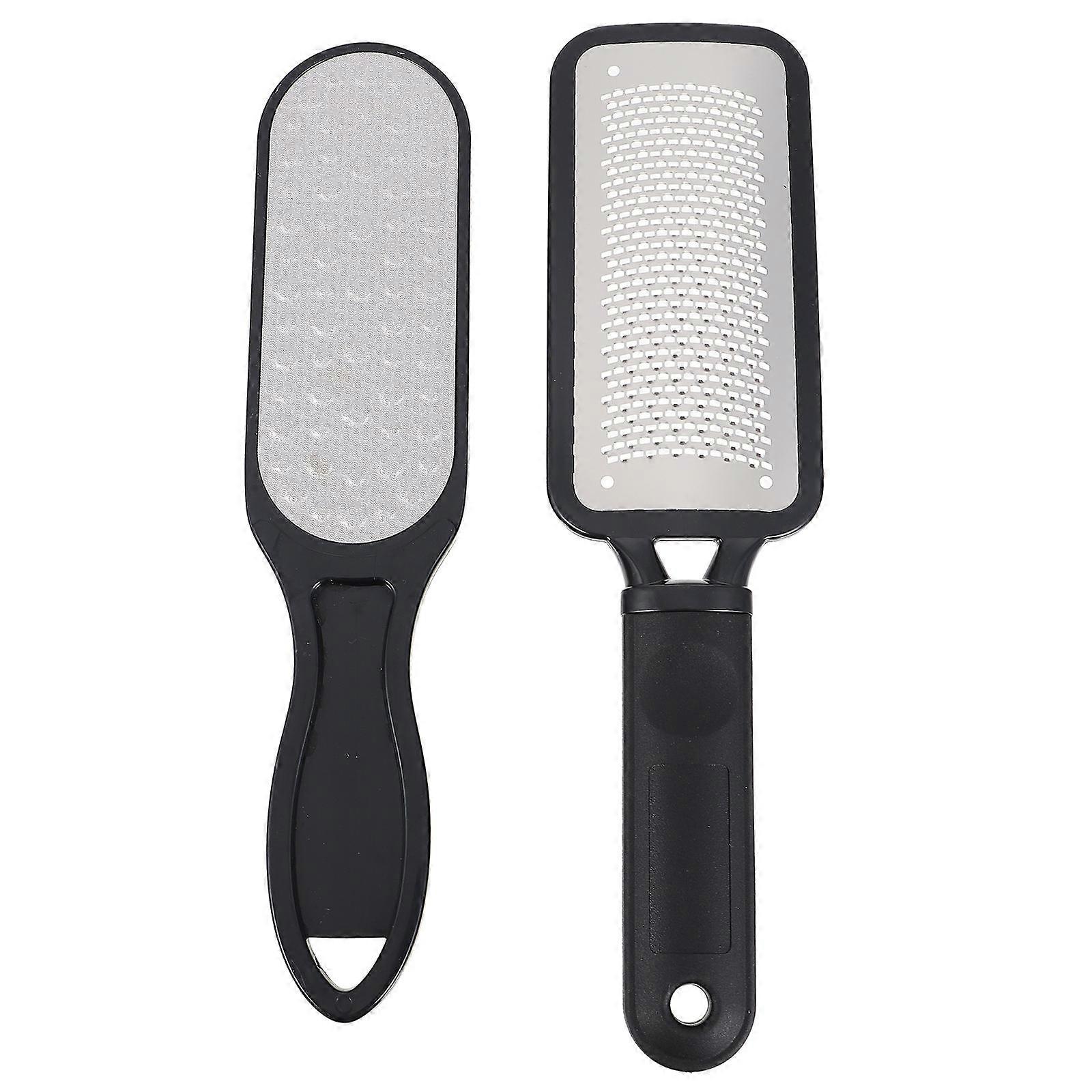 Stainless Steel Foot File Remover for Home Use Lightweight Portable Ergonomic Assorted Color 2pcs