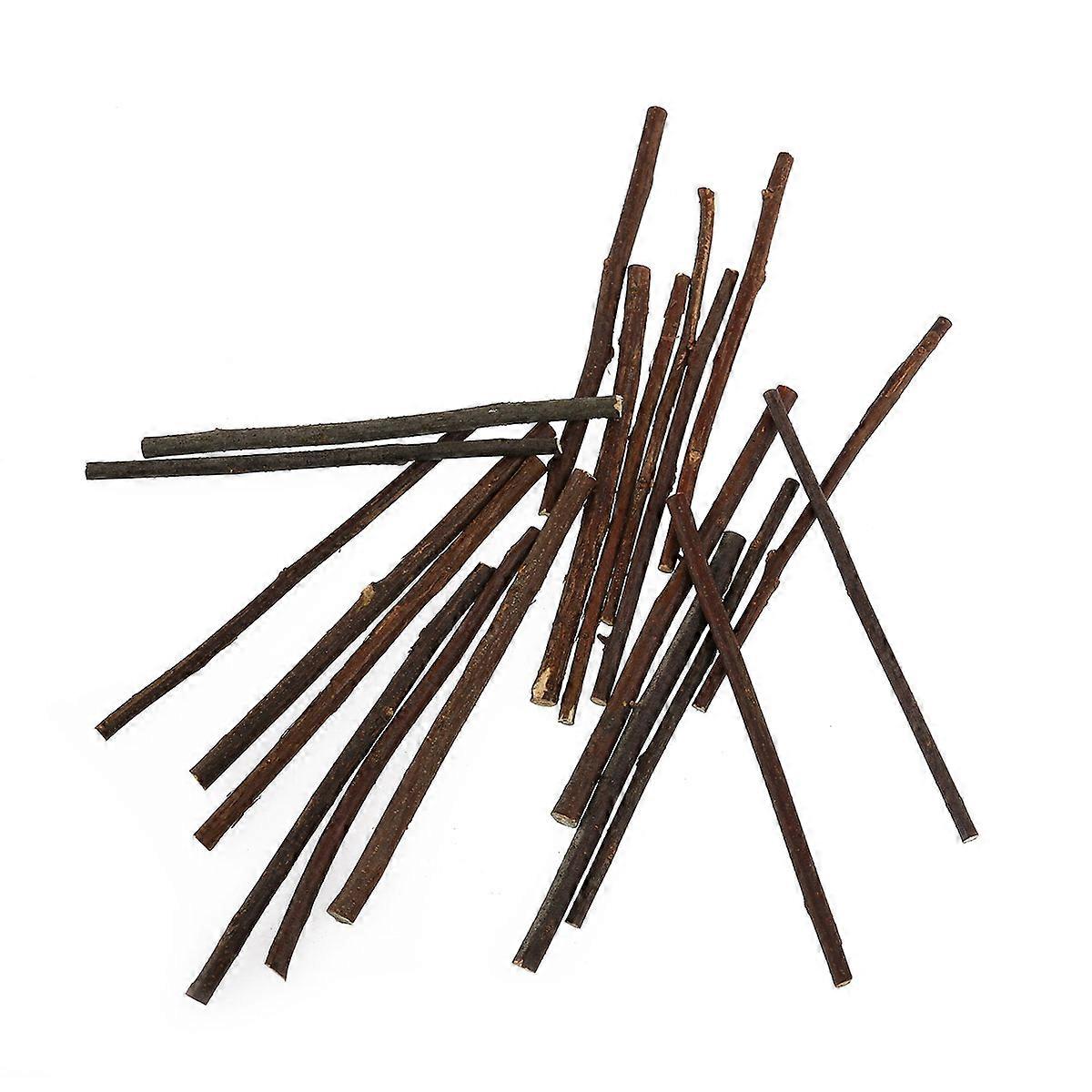 20Pcs Mini Wood Stick Craft 10CM Long And 0.3-0.5CM Diameter Ideal For Photo Props And DIY Crafts For Creative Projects