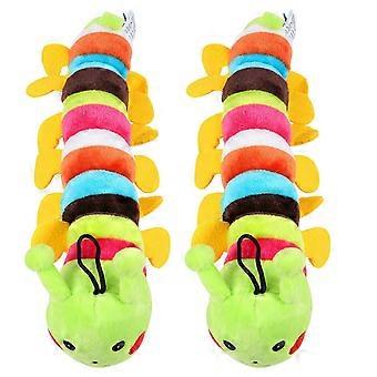 Puppy Squeaky Toys Mała pluszowa zabawka do żucia dla psów Zajęcia w pomieszczeniach Trwała rozrywka 2szt