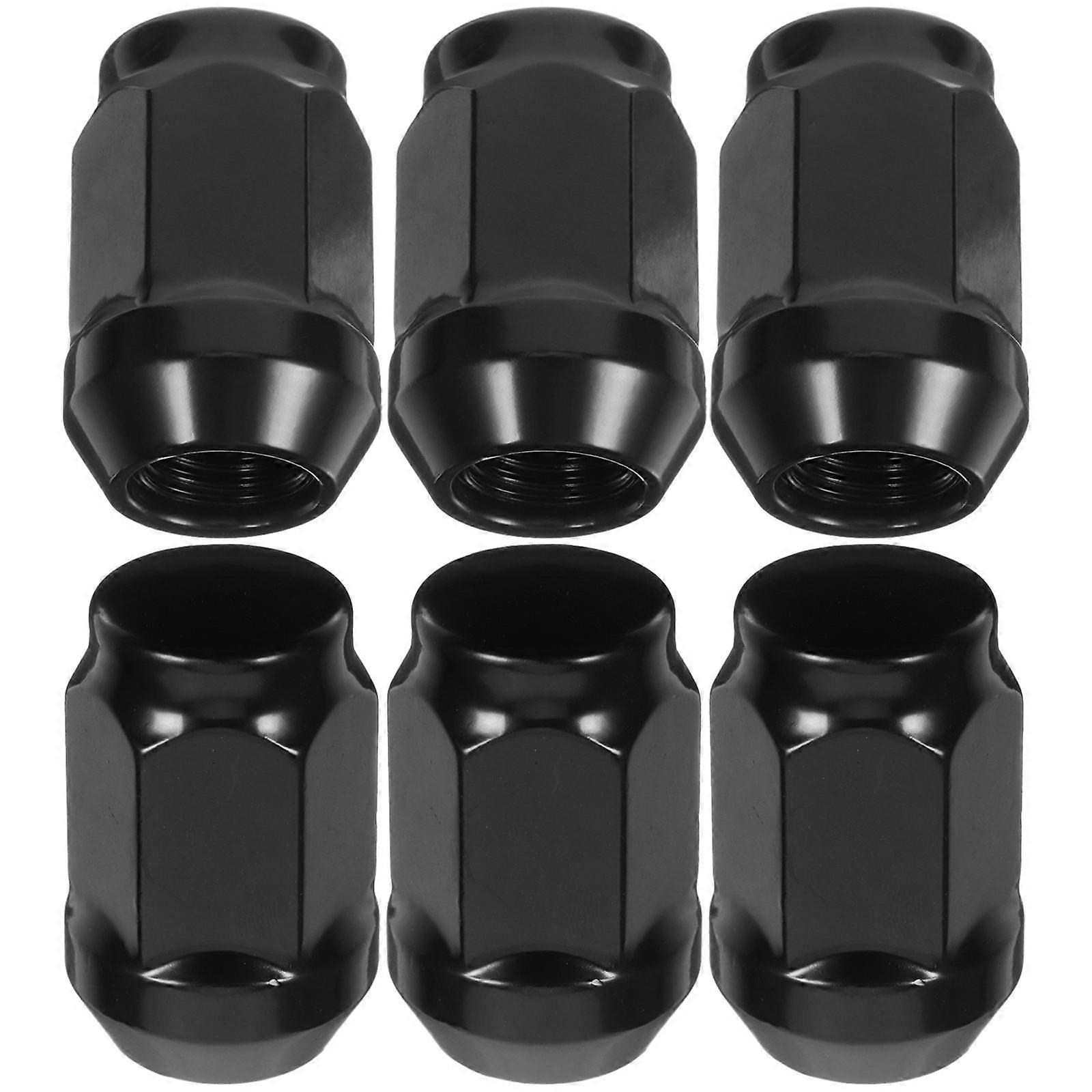 Durable Rubber Lug Nut Covers for Car Use Black Color with Excellent Resistance and Design 10pcs