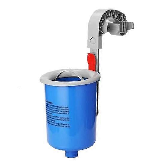 Pool Surface Skimmer Wall Mounted Pool Skimmer Floating Auto Skimmer with Adjustable Bracket Removable Skimmer Basket for Above Ground Pool Debris
