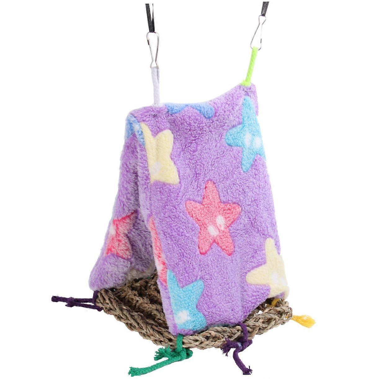 Parrot Tent Nest Small Bird Cages Bird House Tent Parrot Bird Hammock Plush