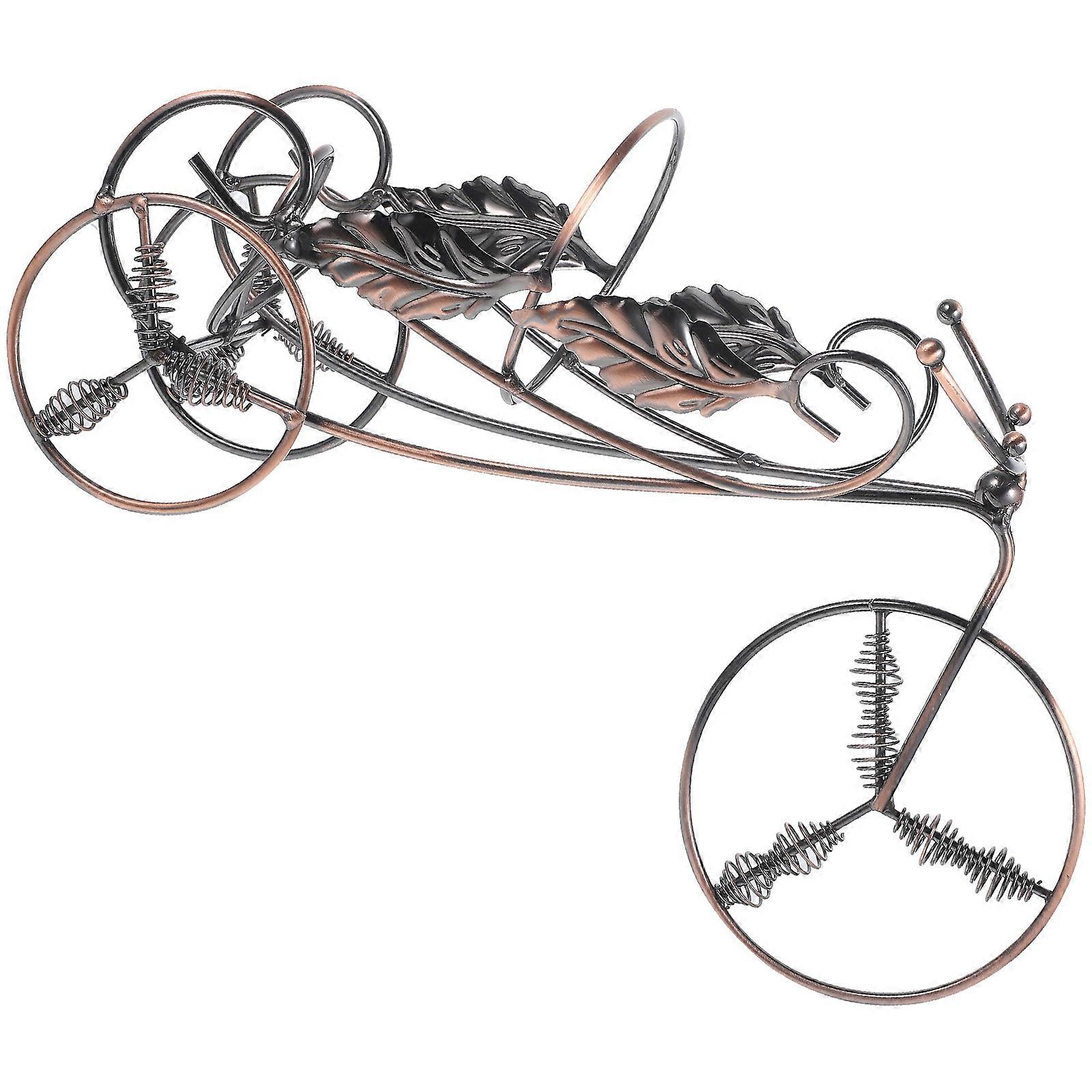 Retro Style Metal Holder for Plants Golden Color and Smooth Edges 1 piece