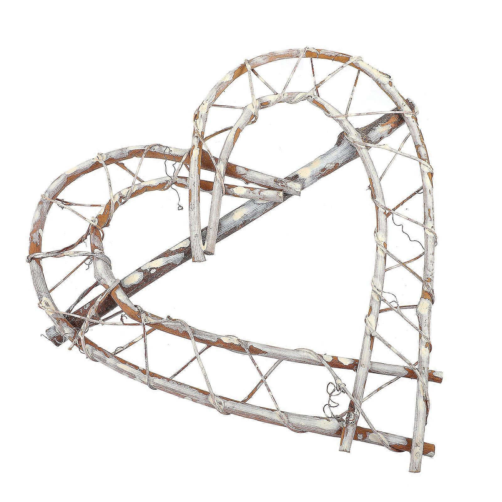 Creative Heart Wreath, Flexible Rattan Design for Unique Home Decor Styles