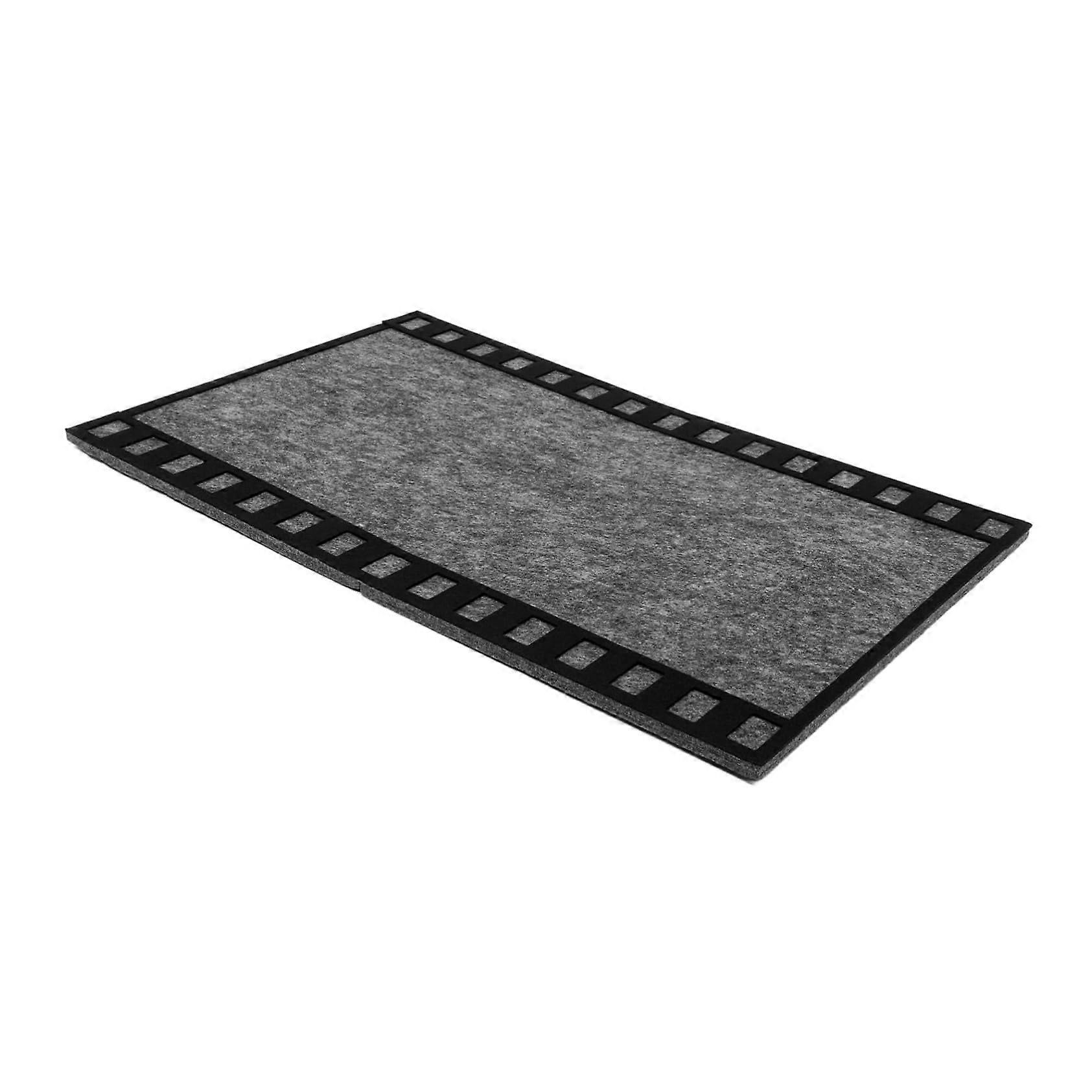 Filmstrip Memo Board with Felt Background Photos, Decorative Frame, Household Announcement Bulletin, 24x36 Inches