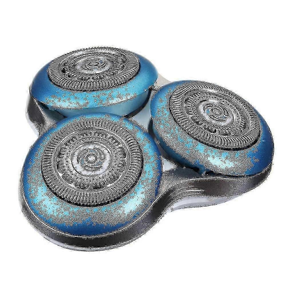 Replaceable blade head, metallic blue, suitable for Philips 7000, 9000hs, RQ12 series