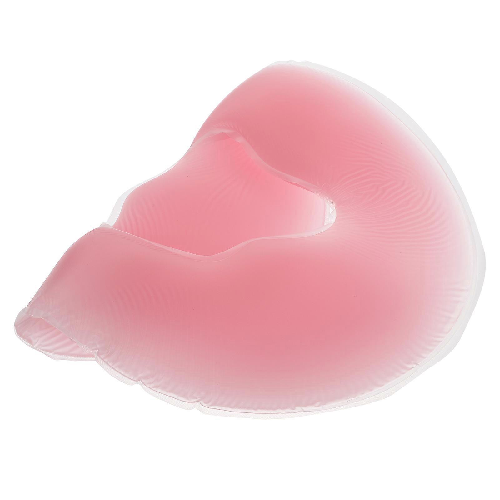 Massage Bed Face Pillow Suitable For Foot Care Shops In Comfortable Pink Color Featuring Durable Silicone Material 1Pcs