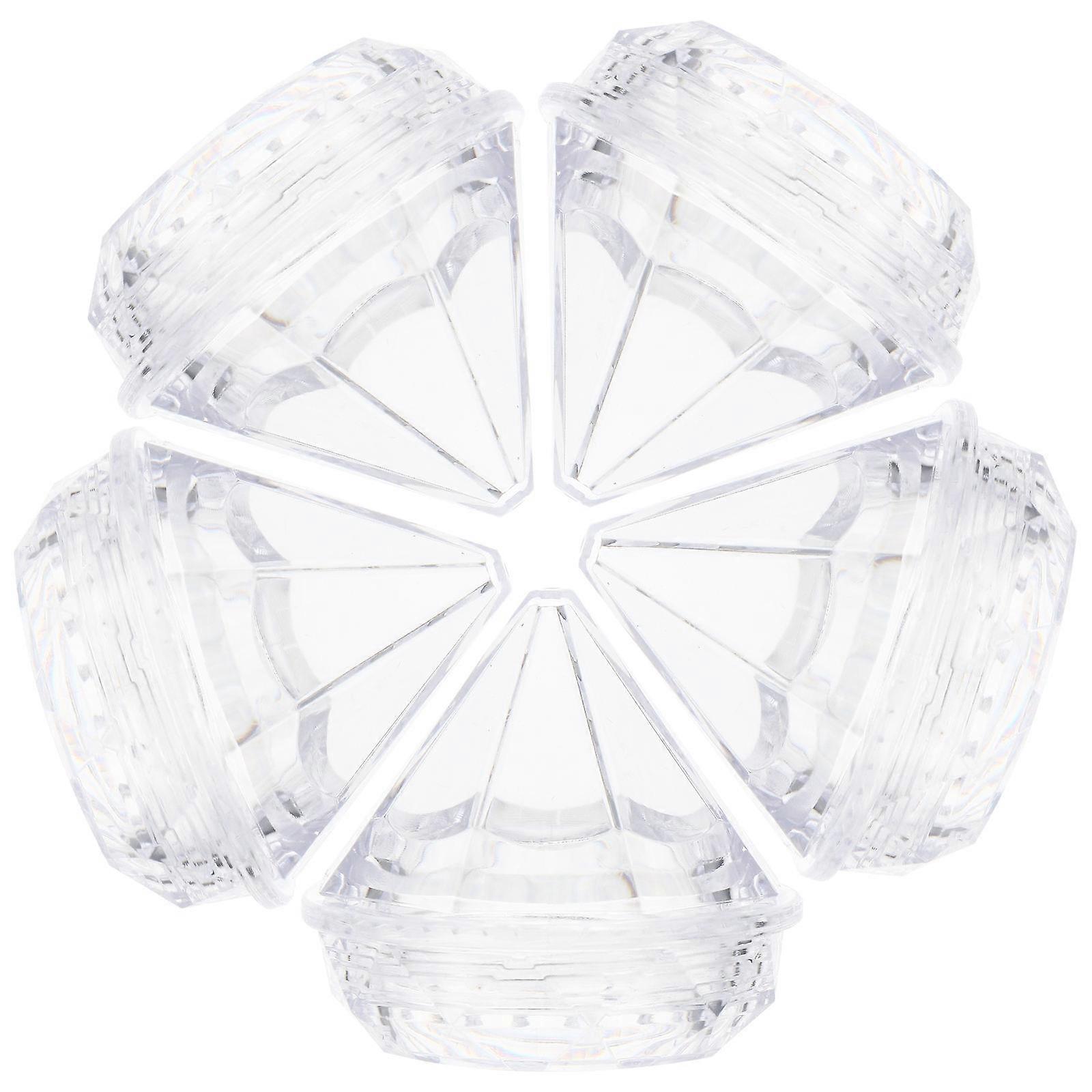 Small Sample Jars 50Pcs Transparent Cream Jars Designed For Cosmetic Users Great For DIY Samples Leakproof Feature