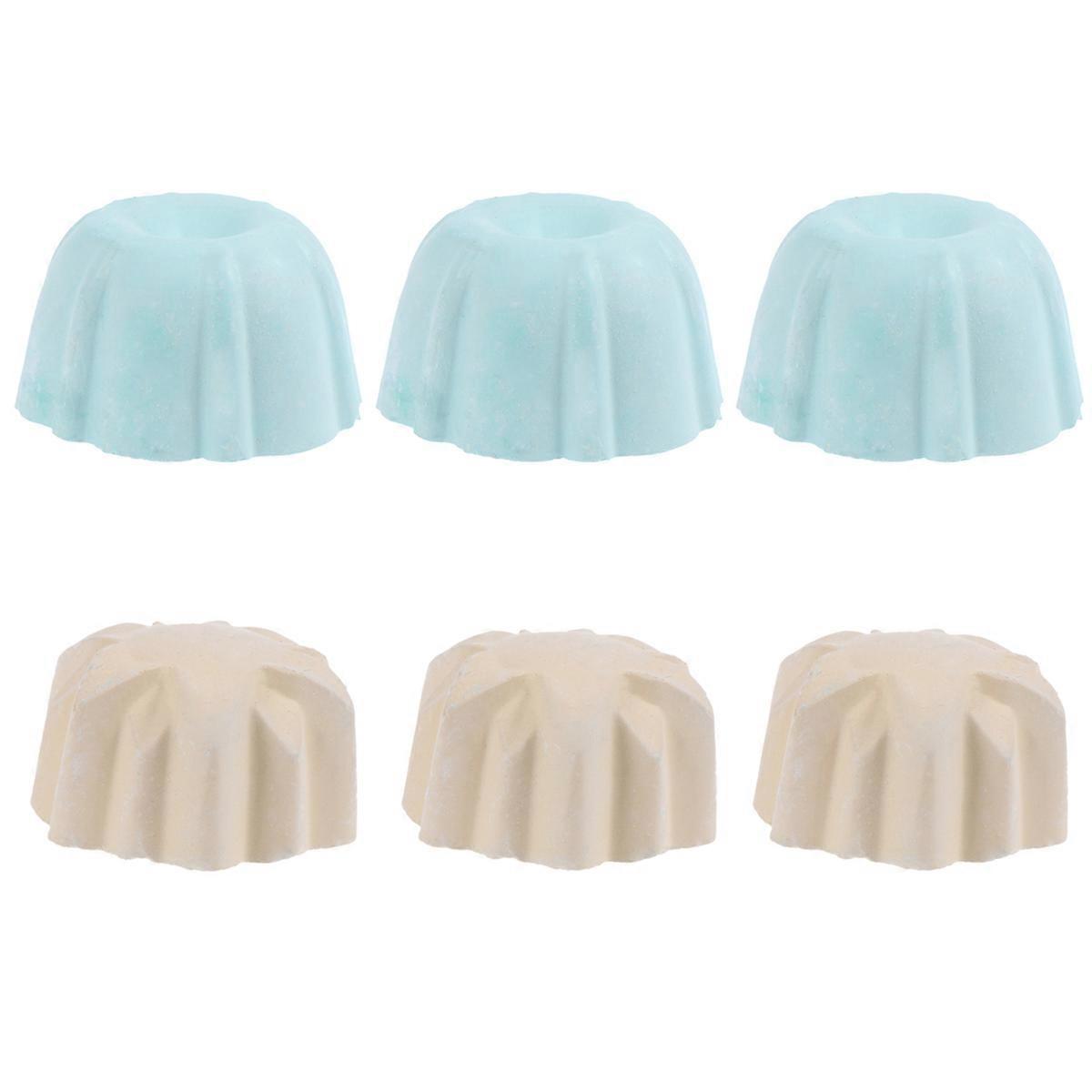 Natural Calcium Mineral Stone Chew Toys for Small Animals with Hanging Ropes 6 Pcs Assorted Color