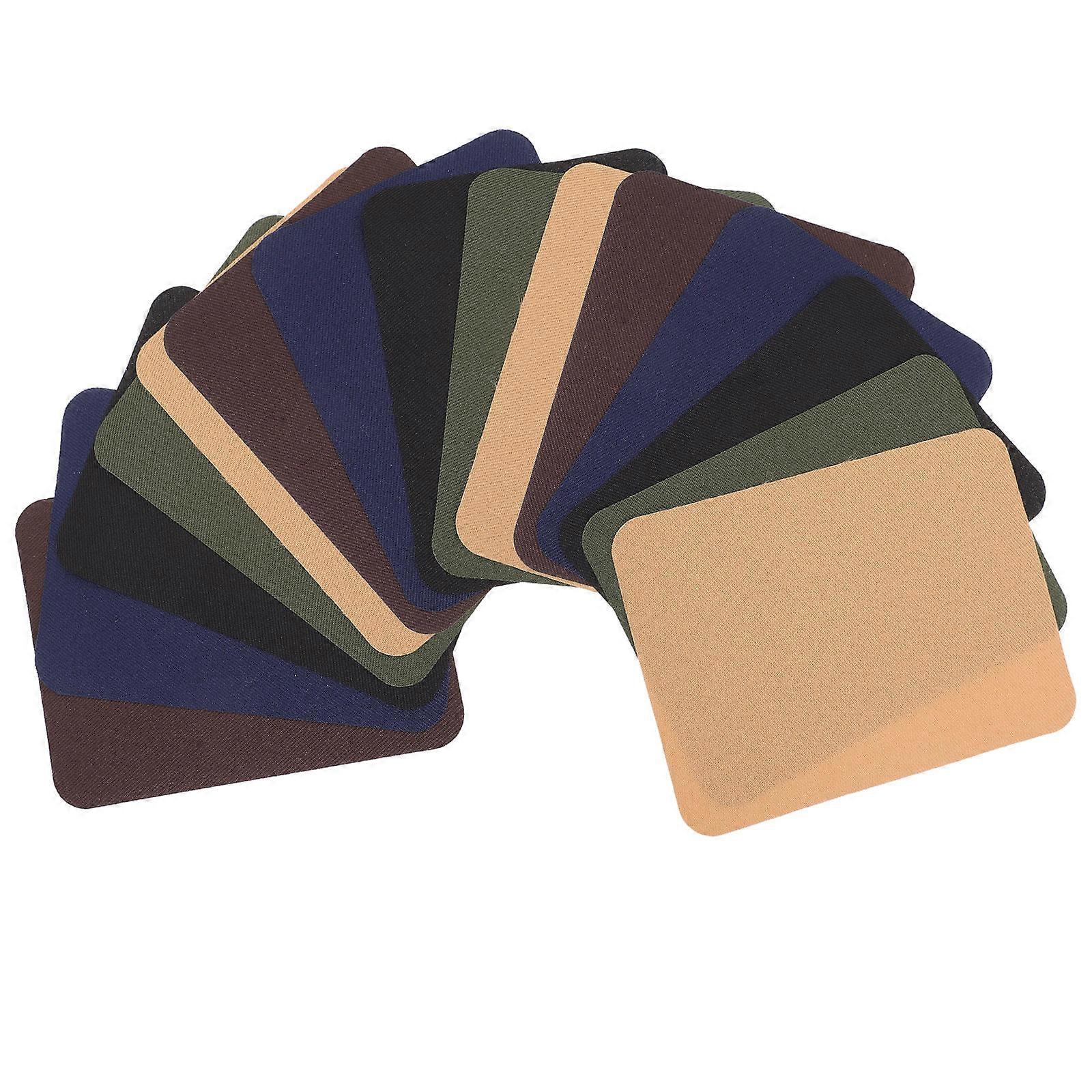 30Pcs Iron-on Cloth Patch Decorative Sewing Applique Assorted Color Ideal For Craft Projects