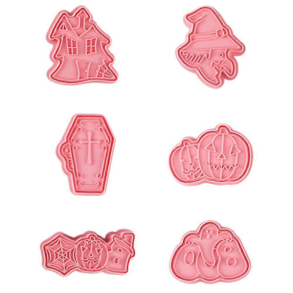 Halloween Cookie Molds 6Pcs Ideal For Gift Giving Baking Kitchen Use