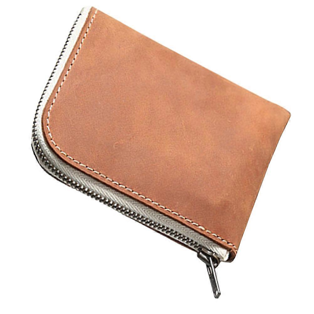 Compact Coin Purse for Men – Durable Lightweight Short Money Bag with Card Slots for Travel and Daily Use
