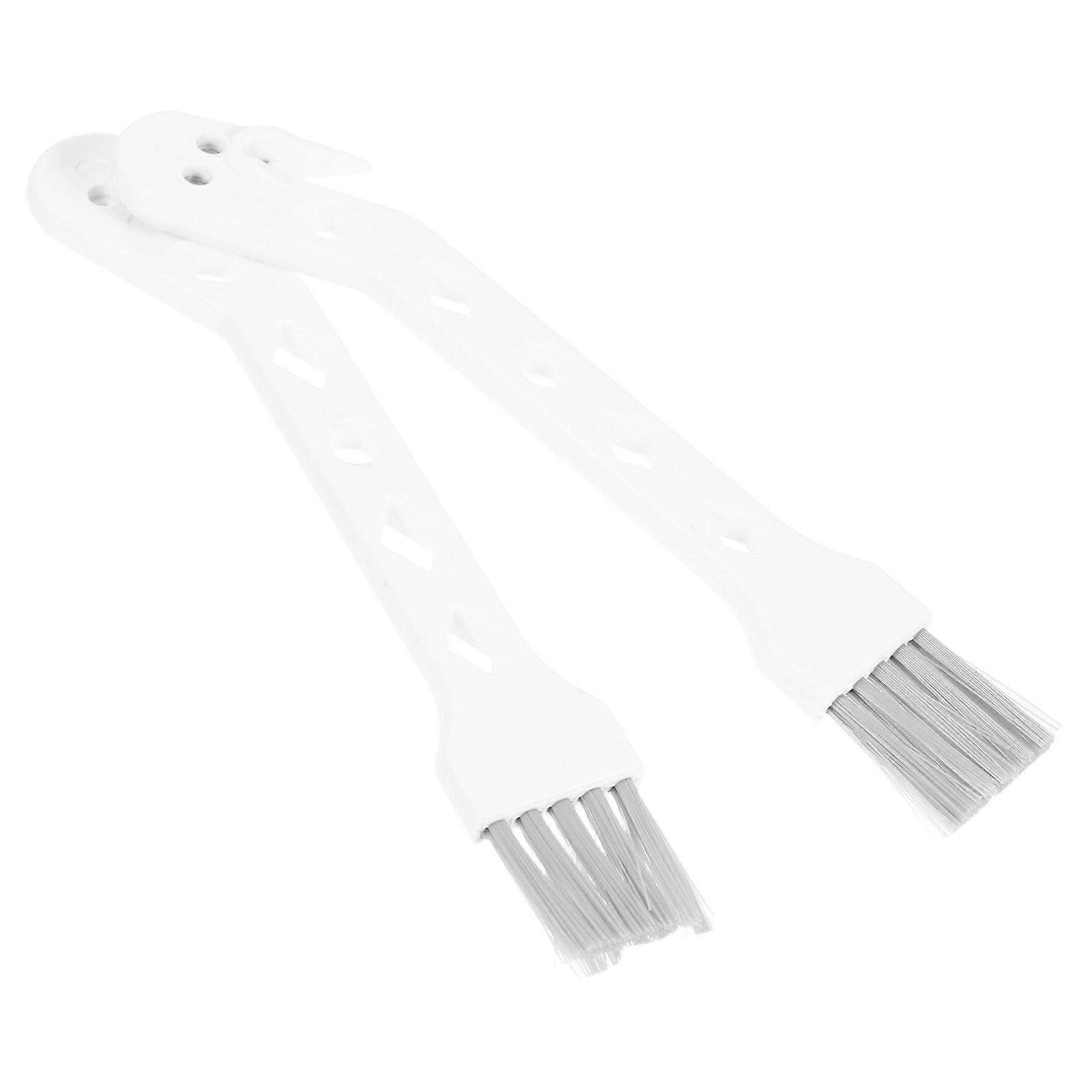 Handheld Vacuum Cleaning Brush Set 2pcs Dust Removal Tool for Home & Office Gap Cleaning, Compatible with Sweeping Robots