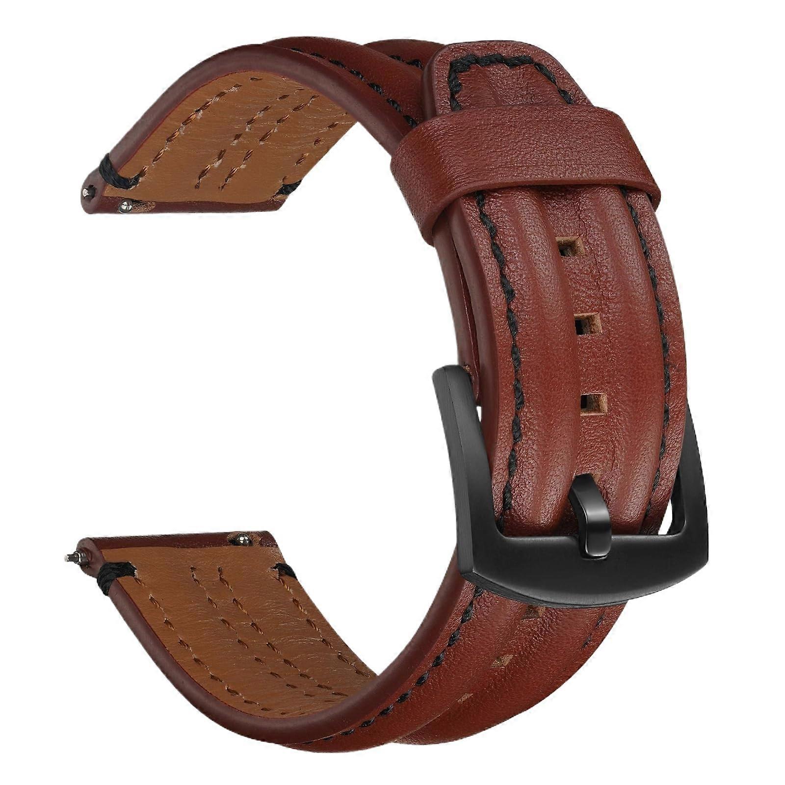 Watch Strap Calf Leather 20mm or 22mm Lug Width, 3D Embossed Leather, Double Bone Pattern, Color 4