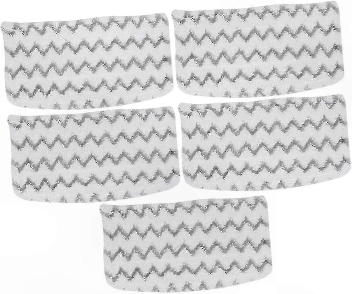 Replacement Mop Covers for Steam Cleaners, 5-Pack, Compatible with Multiple Models