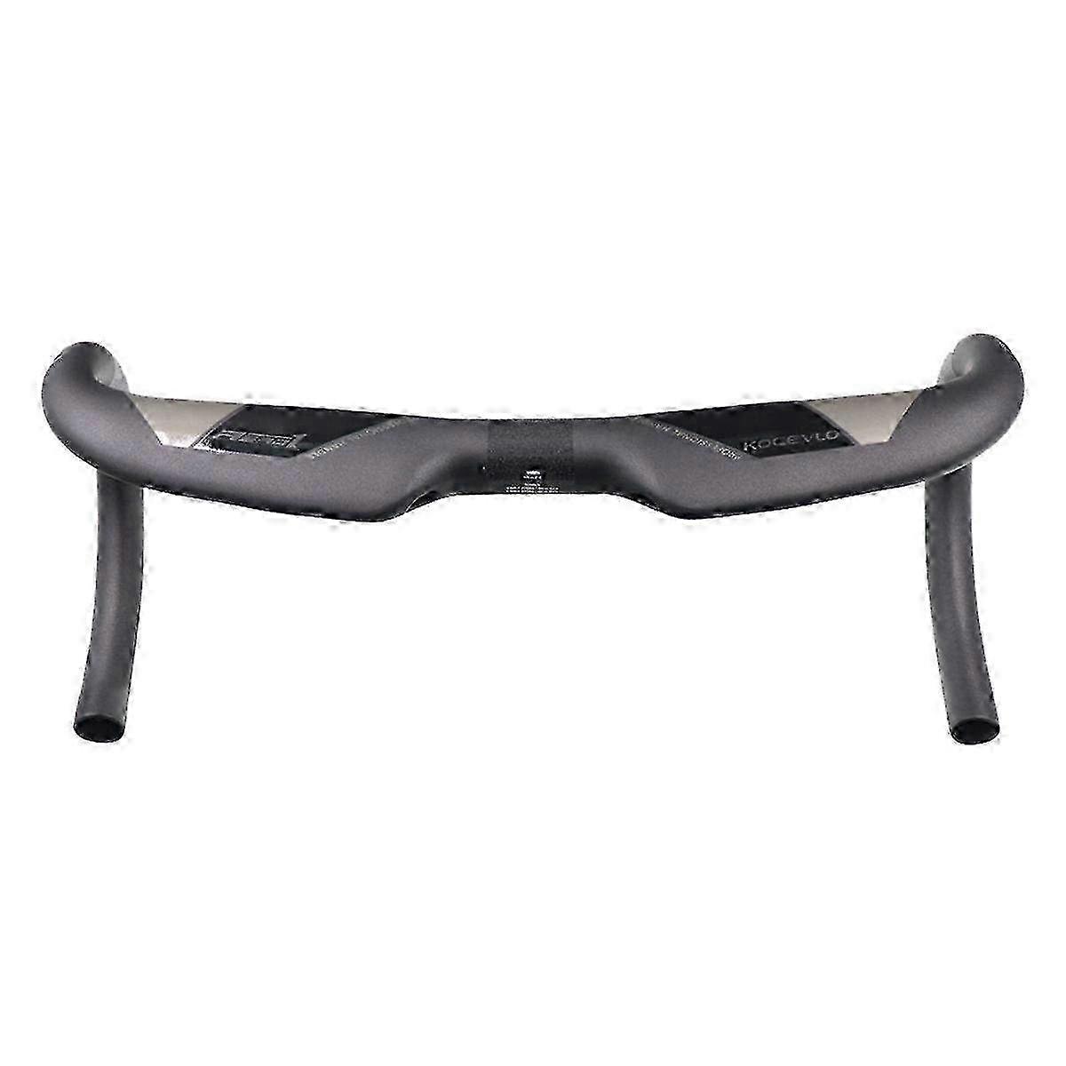 مقود دراجة الطريق من ألياف الكربون خفيف الوزن 440 مم - تشطيب غير لامع لأداء فائق وقوة SZRH A-V