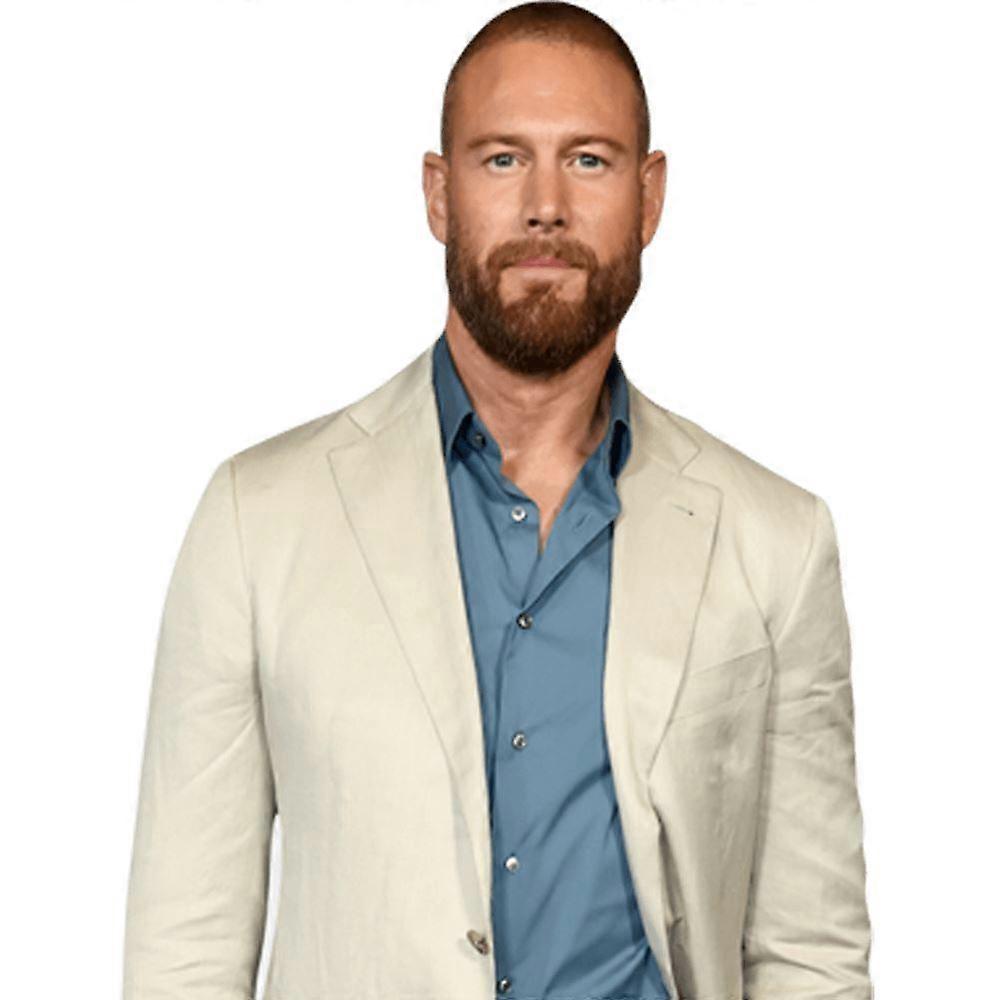 Tom Hopper (beige Anzug) Halbkörper Buddy Ausschnitt