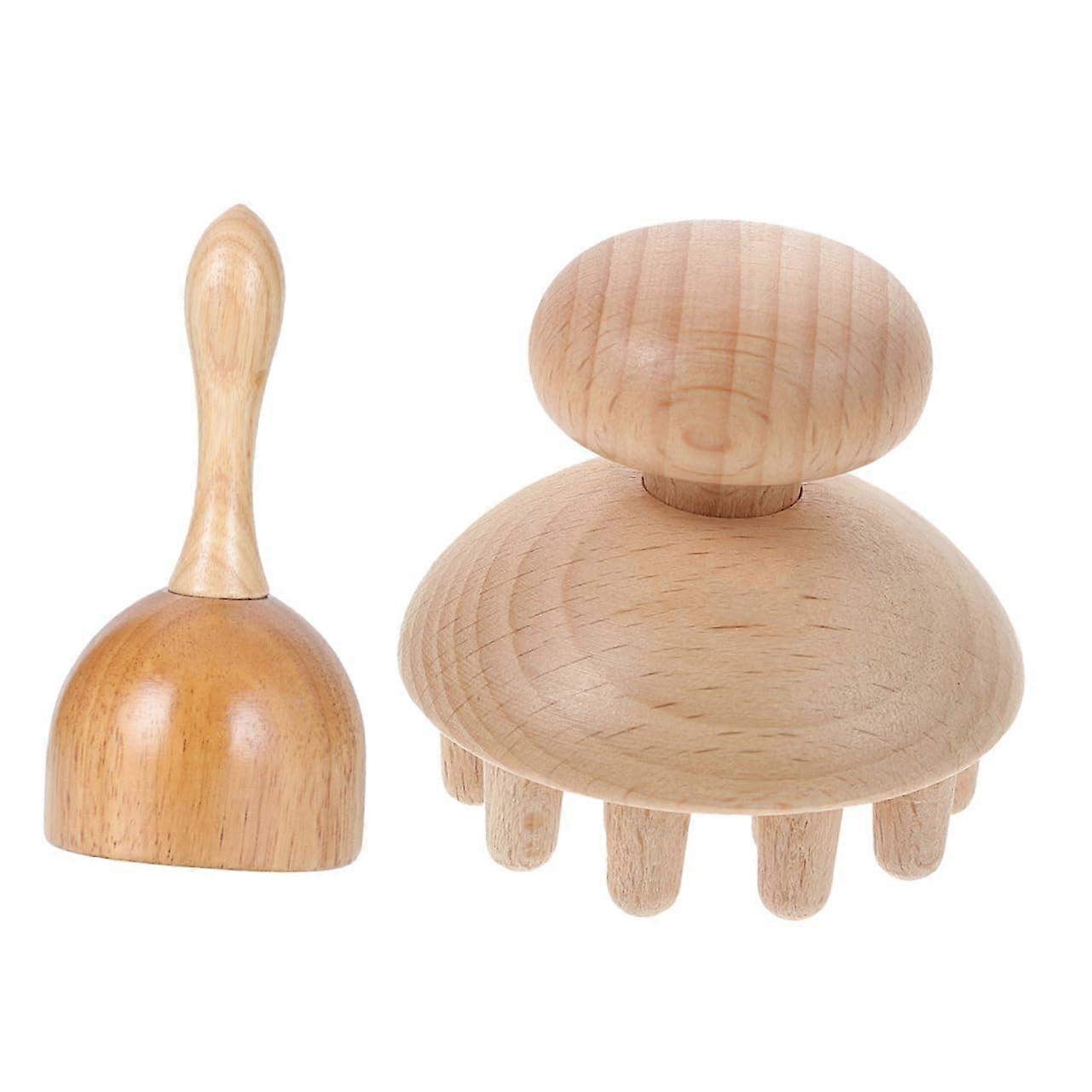 Massage Cupping Therapy Set - Multifunctional Wooden Cups for Home Use, Blood Circulation, Detox and Health Promotion