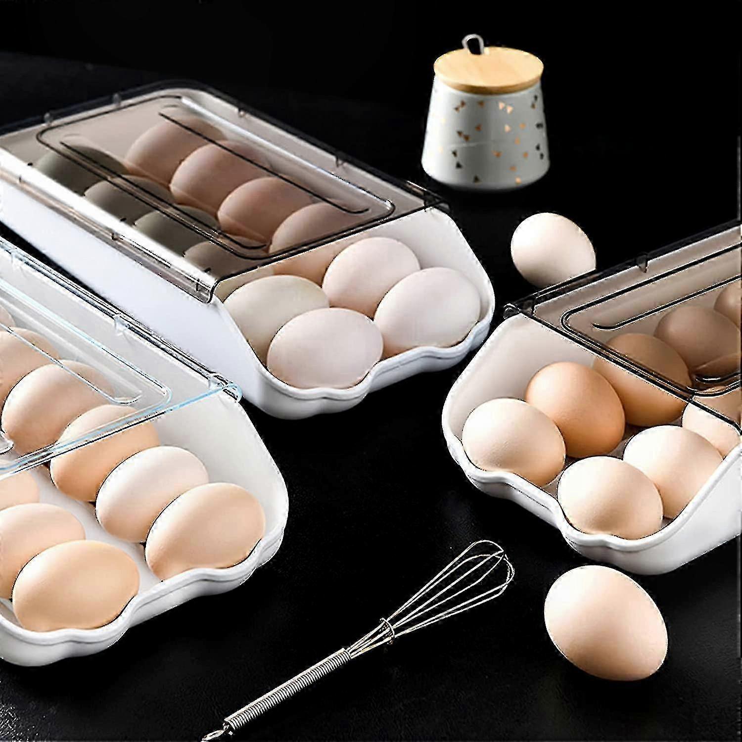 Egg Storage Container with Drawer for Kitchen, Fridge, Picnic, and Restaurant Use
