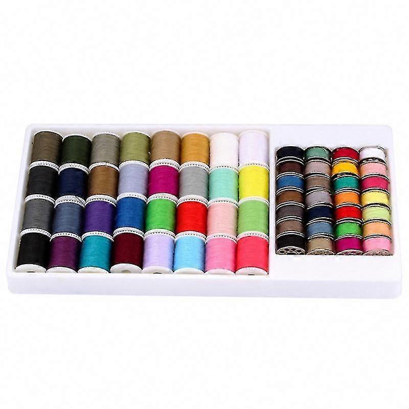 60 Pcs Polyester Sewing Kit Embroidery Multi-color Thread Spools Set For Machine