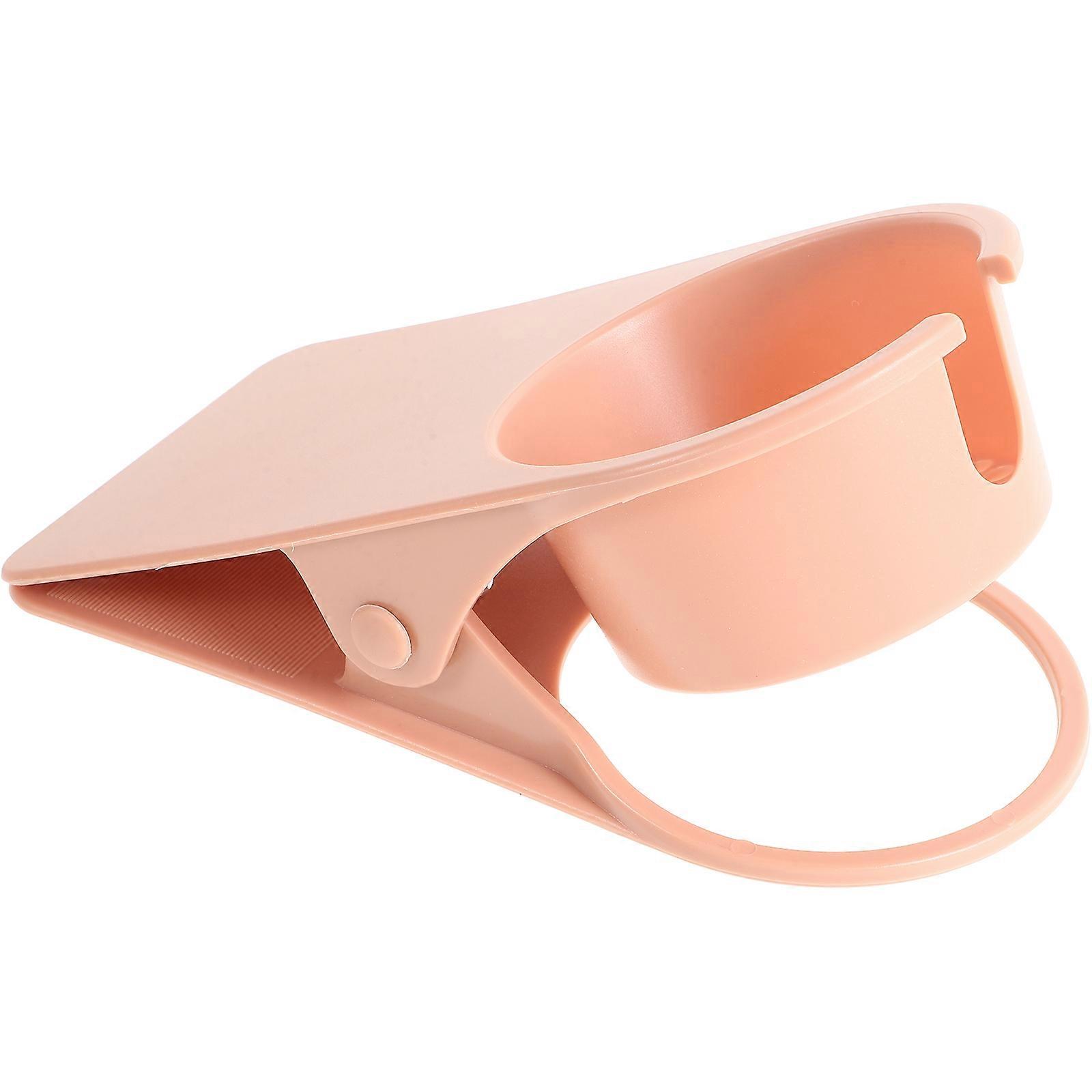 Stable Beach Chair Cup Holder Clip with Versatile Organizer Design for Desk, Bathroom, and More – Stylish Storage Solution for Cups and Essentials
