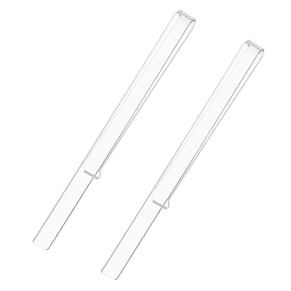 Music Book Clip Music Book Clips for Practice Transparent Acrylic Non-Rusting Function 2Pcs
