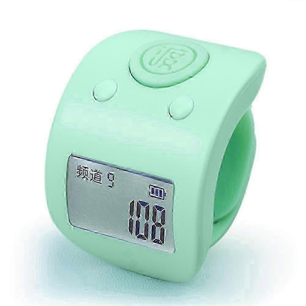 Rechargeable Finger Counter, IPX8 Waterproof Lap Counter, Silent 6 Channel Digital Tasbih Counter for Prayer &