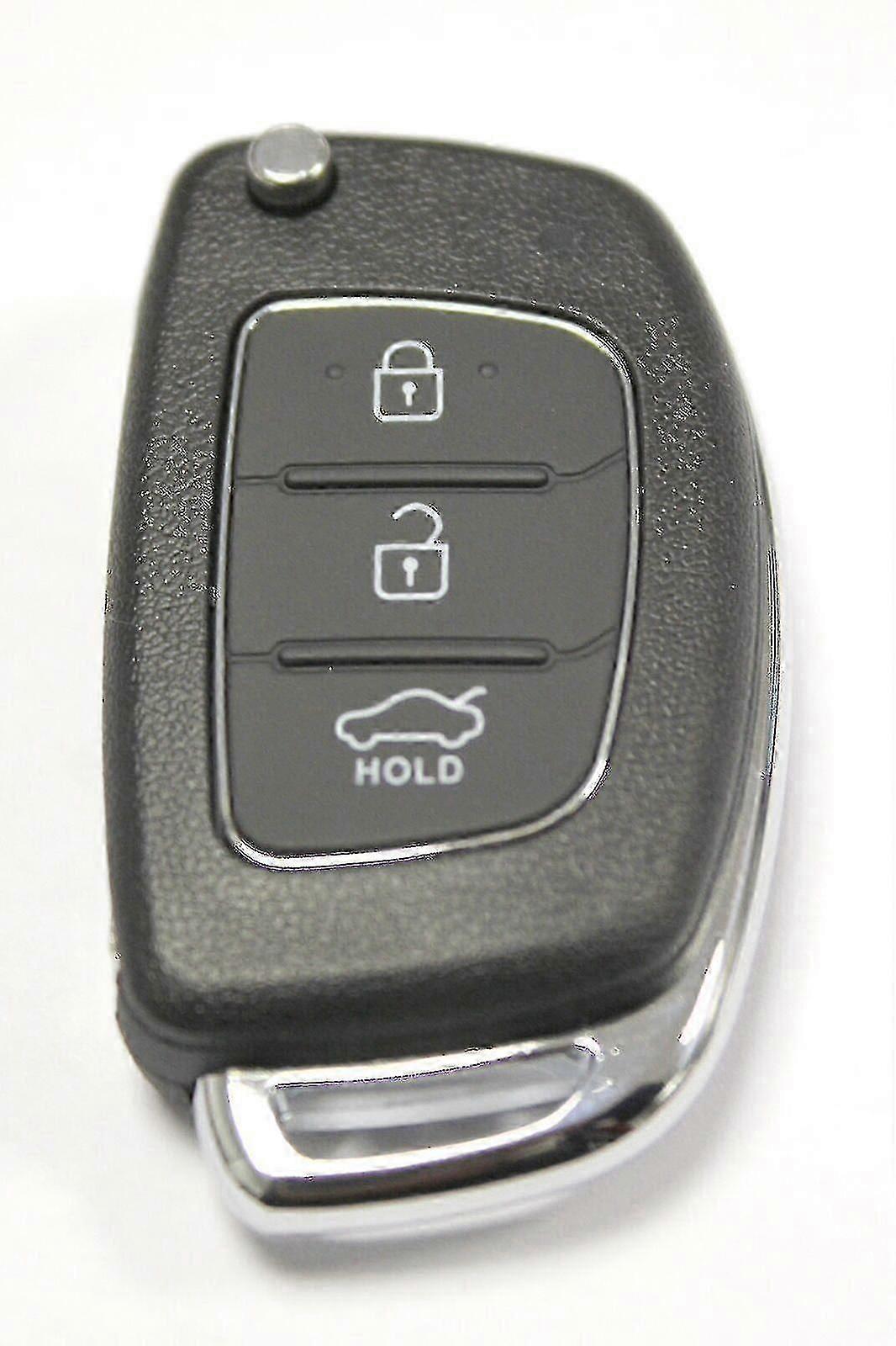 Hyundai I10 I20 I40 IX35 Santa Fe Θήκη Τηλεχειριστηρίου Κλειδιού 3 Κουμπί Flip Cover Αντικατάσταση