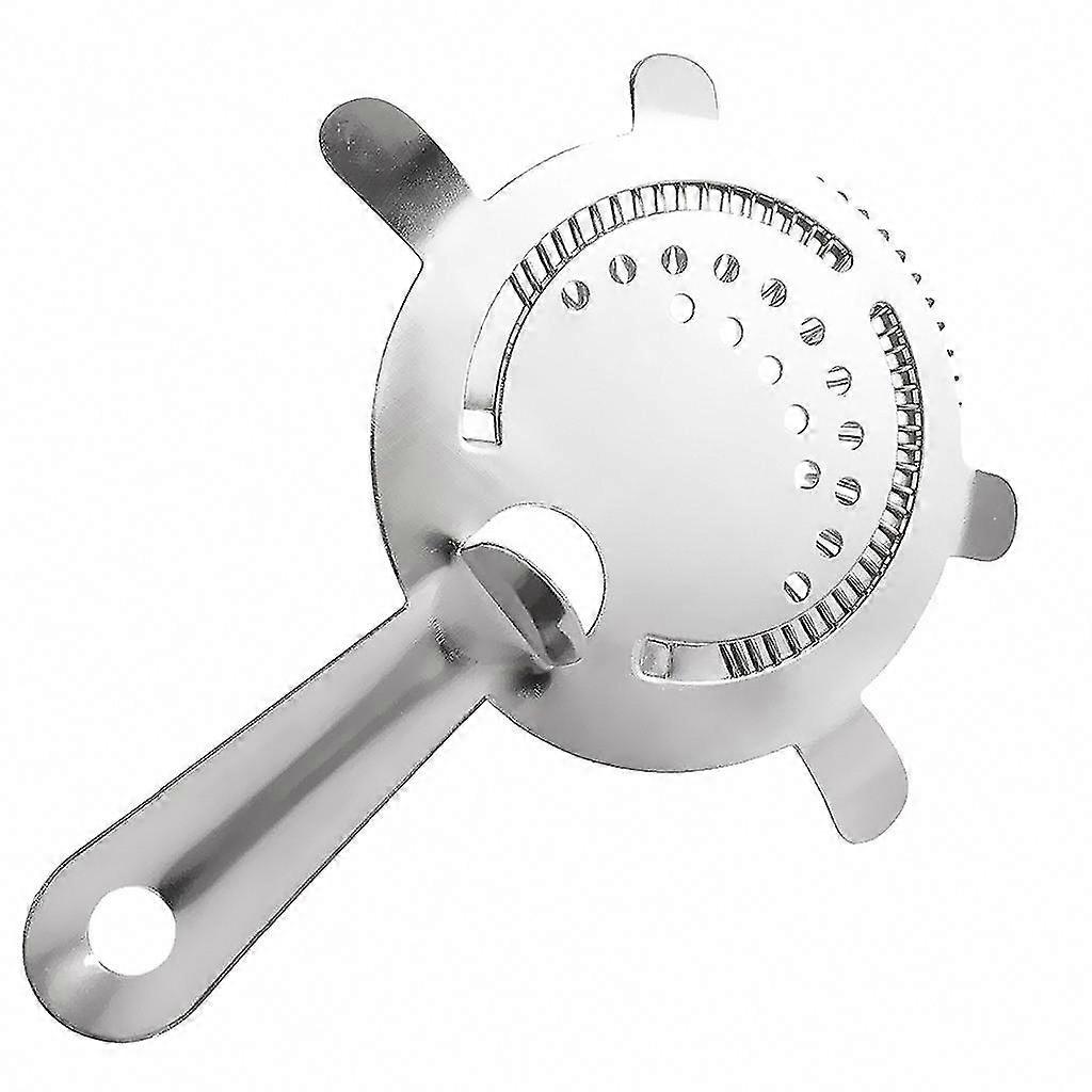 Cocktail Strainer Stainless Steel Bar Shaker Ice Strainer 4 Prong Bar Tool