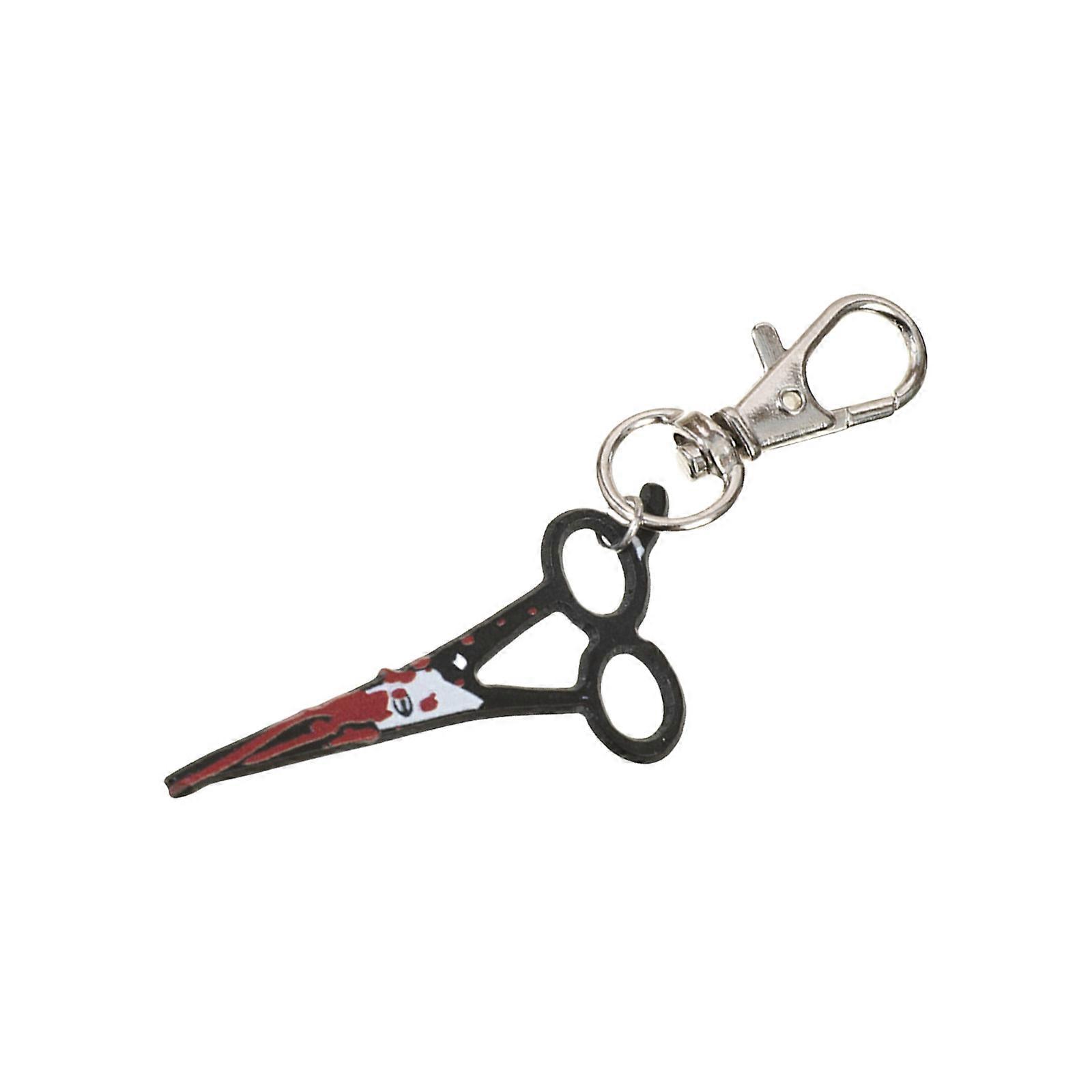 Festive Halloween Keychain Ornament Axes/Scissors Key Holder Accessory For Backpacks Costumes And Daily Use Multicolor