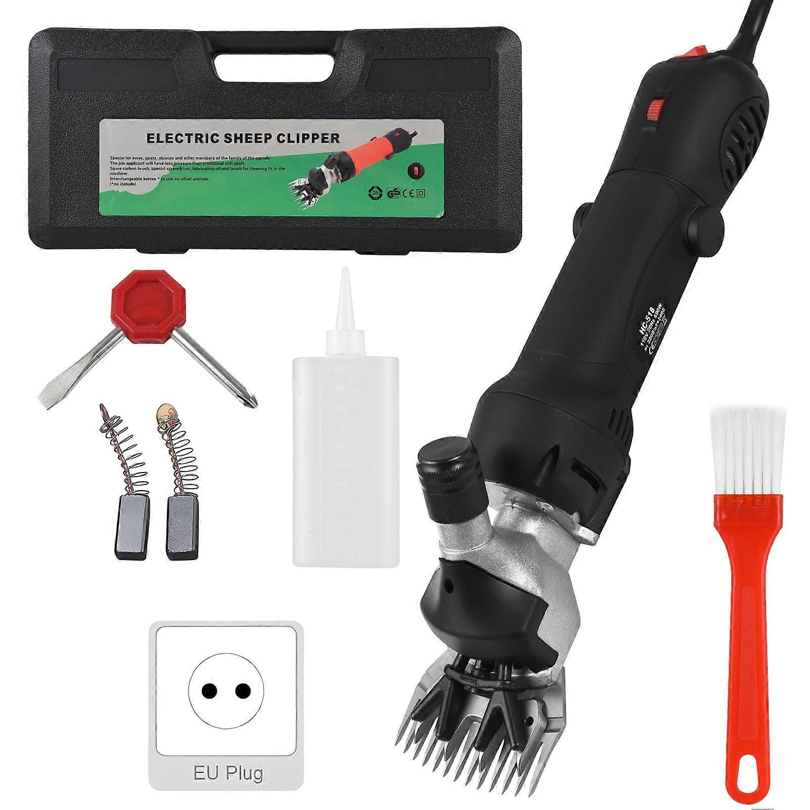 690W Electric Sheep Shears 6-Speed Adjustable Black/Orange