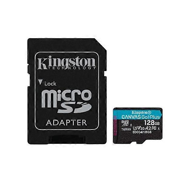 MicroSDXC Memory Card - KINGSTON - Canvas Go Plus - 128GB - 200MB/s - A2 U3 V30