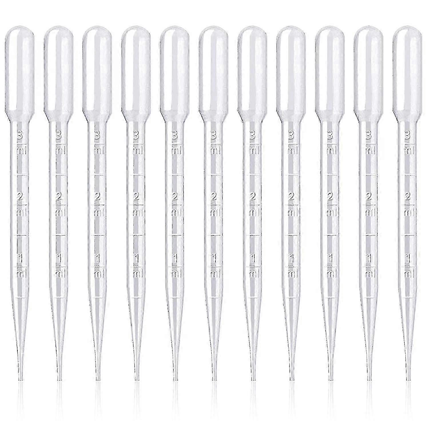 200pcs Plastic Pipettes 3ml For Laboratory Experiment