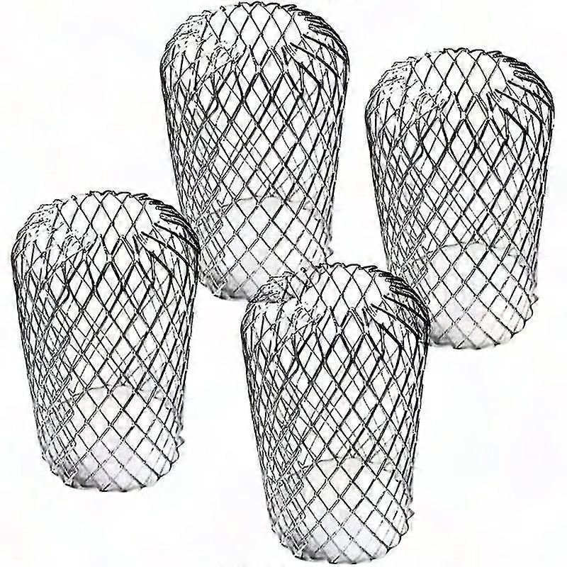 4 Pcs Aluminum Gutter Guards, Adjustable Gutter Screens for Leaves & Rodents - Roof Downspout Protection