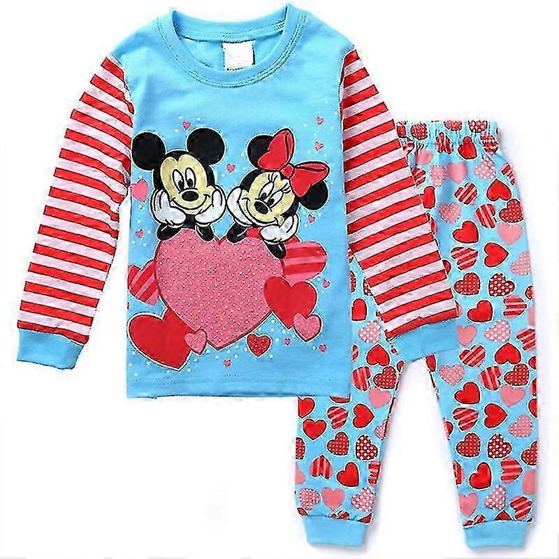 Çocuk Kız Pijama Pijama Takımı Pjs Kıyafet