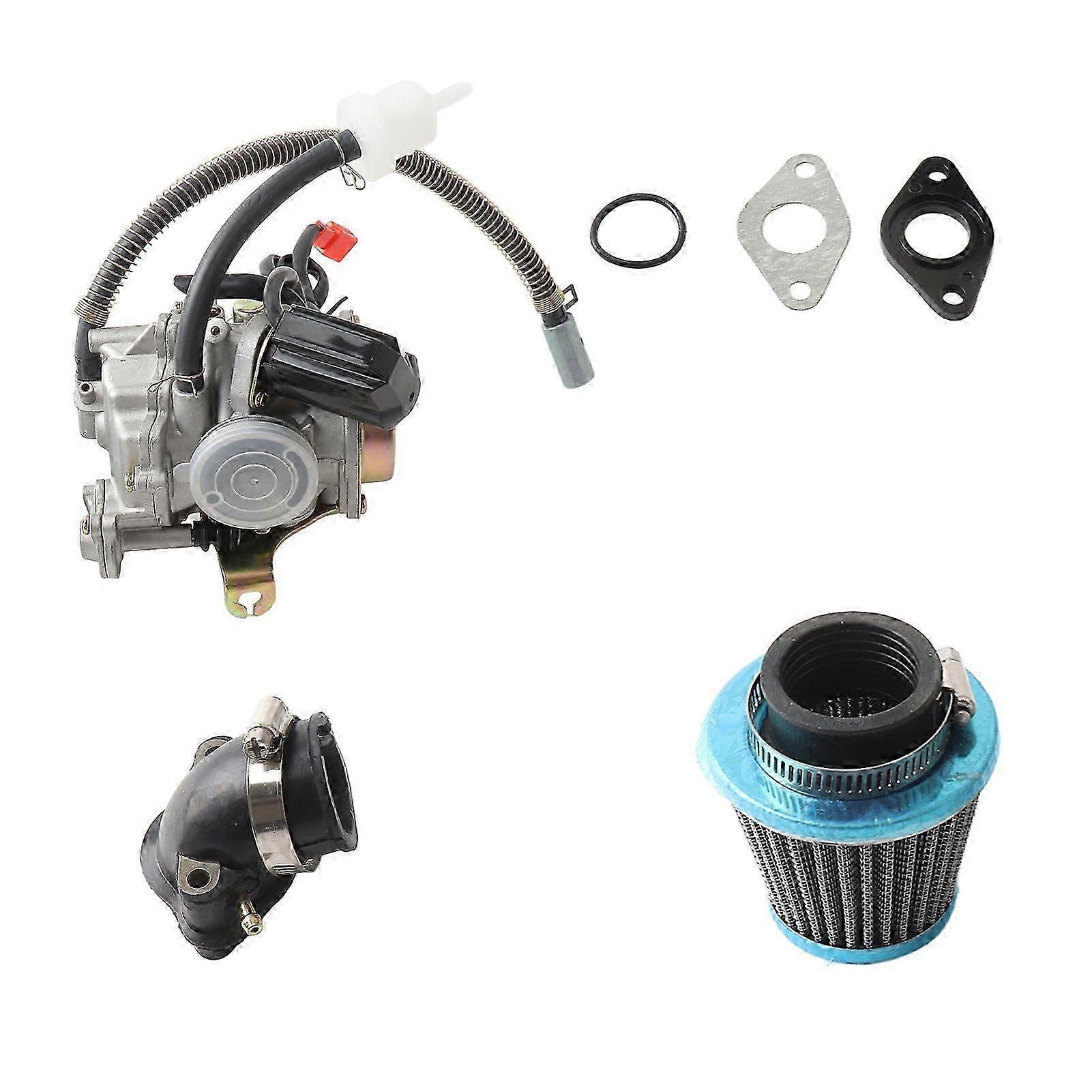 High Performance GY6 50CC Carburetor Kit - Fits 4-Stroke Taotao Scooters, 49cc-80cc