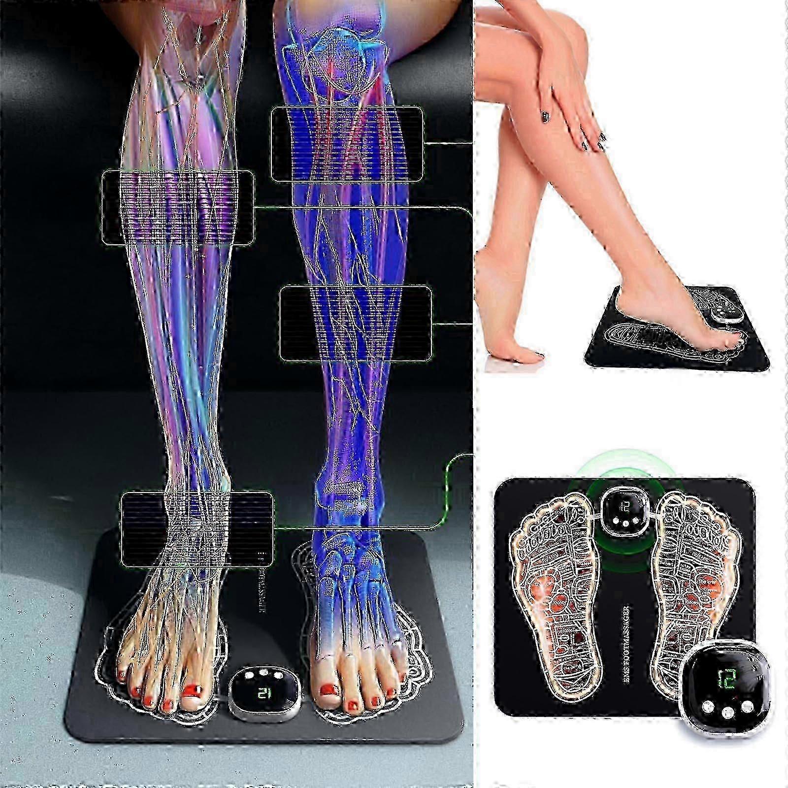Therapeutic Foot Massager for Neuropathy and Circulation - Relief for Standing Workers' Pain