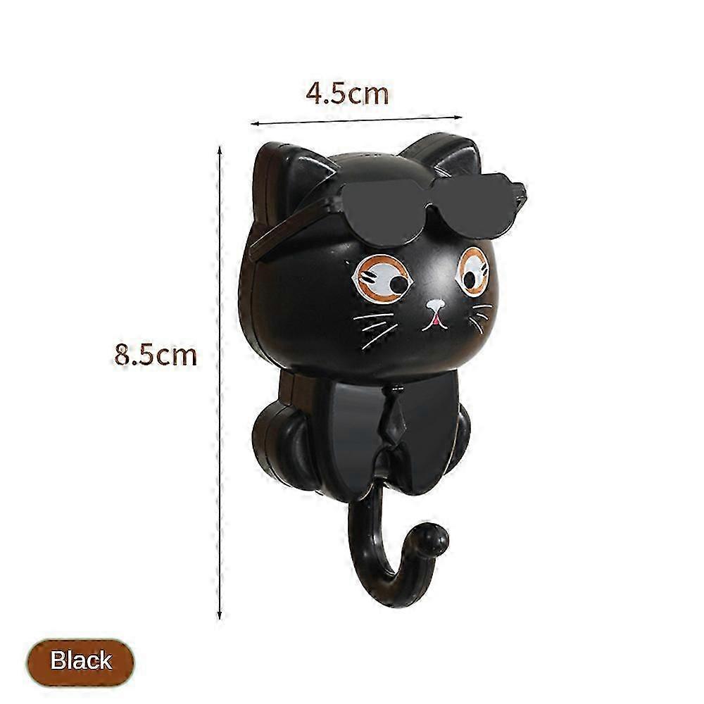 Emboadlie - Cool Cat Key Holder, Cute Key Holder for Wall Decor