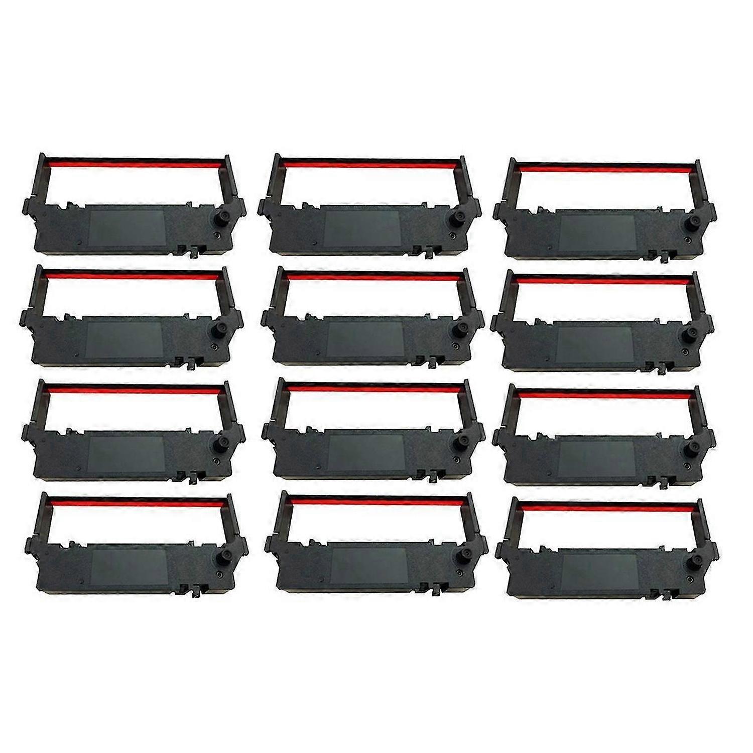12Pcs SP700 Printer Ribbon Black and Red Printer Ribbon for Star