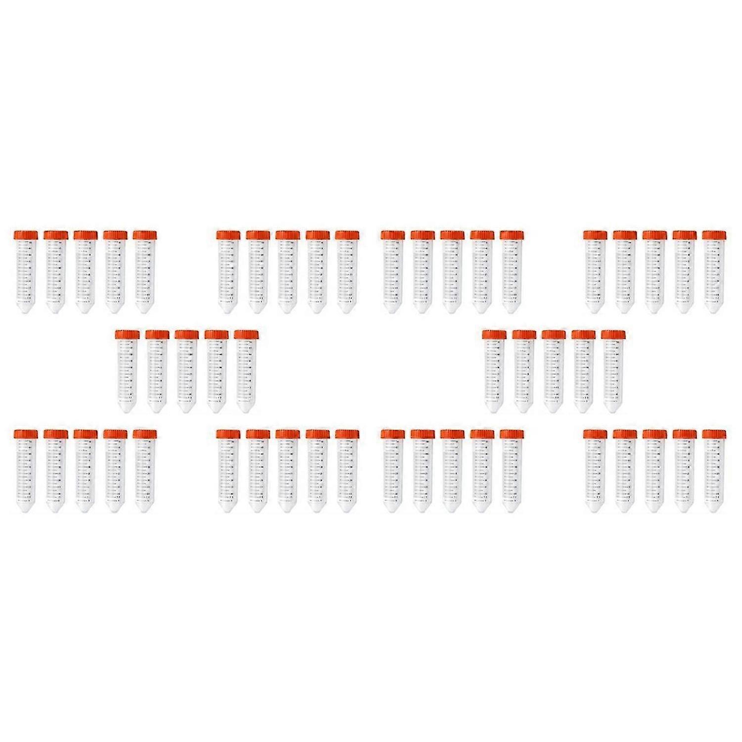 Conical Centrifuge Tubes 50Ml, 25 Pcs, Sterile Test Tubes with Screw