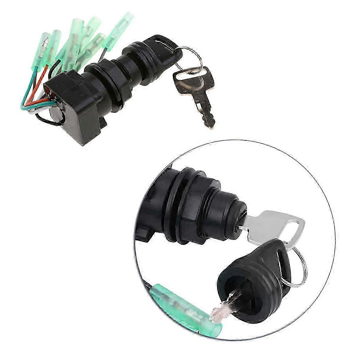 Boat Ignition Key Switch Assy for Outboard 2025