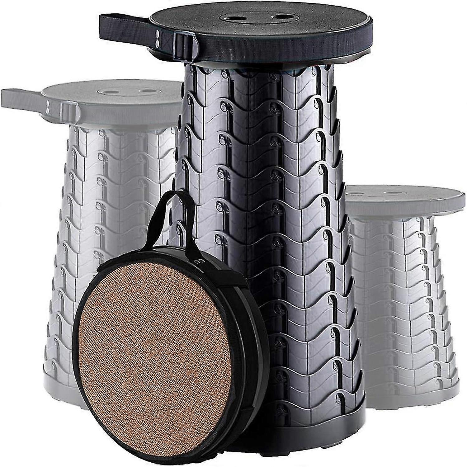 Foldable Stool with 180kg Load Capacity Foldable Camping Stool with Soft Cushion