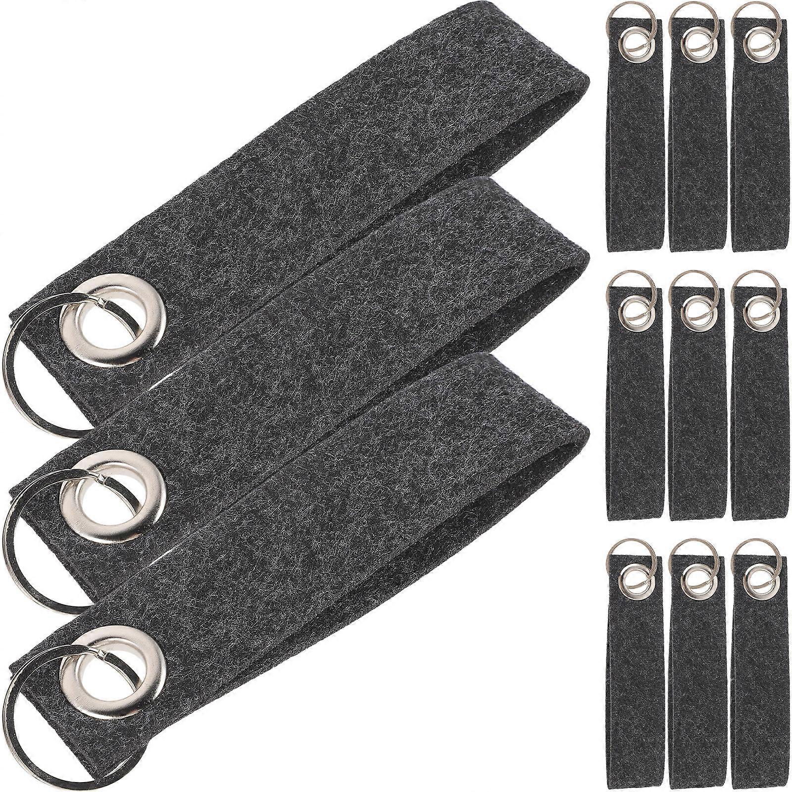 Craft Felt Keychain for DIY 100Pcs Felt Key Chains Gift Charms